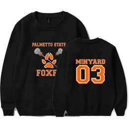 Heren Hoodies Sweatshirts The Foxhole Court Palmetto State Foxes Sweatshirt O-hals Hoodie Cool Gedrukt Team Uniform Truien Jongens Tops 24318