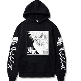 Heren Hoodies Sweatshirts Tokyo Revengers Hot Anime hoodie Losse print Loose Print Winter Hip Hop Male en vrouwelijke G221008