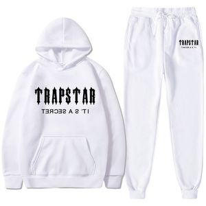 Heren Hoodies Sweatshirts Trapstar Autumn Winter Men Hooded Sweatshirt Suit Paar Jogging HoodiesesweatPants Twee stukken Set Streetwear Tracksuit 221201