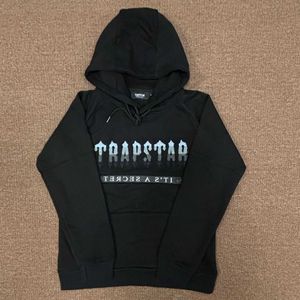 Sudaderas con capucha para hombre Trapstar nuevo jersey suéter chenilla Decode empalme conjunto de ropa deportiva informal con capucha