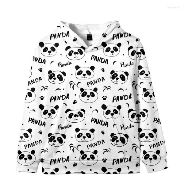 Sweats à capuche pour hommes Sweatshirts à la mode dessin animé Panda impression 3D personnalité des enfants mode sweat à capuche mince polaire à capuche hommes Simo22