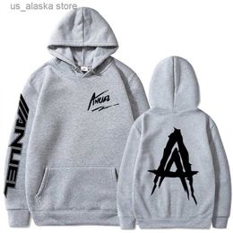 Heren Hoodies Sweatshirts Unisex trend nieuwe Anuel AA patroon bedrukte hoodie Sweatshirt Paar Real Hasta La Muerte street hiphop hot selling sport hoodie T230731