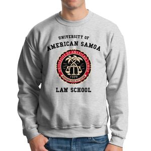 Sweats à capuche pour hommes Sweat-shirts University of American Samoa Law School Better Call Saul Men Long Sleeve Harajuku Crew Neck Pulls Tops 230113