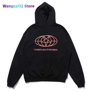 Heren Hoodies Sweatshirts VETEMENTS Restricted Hoodie Mannen Vrouwen Tekst Print Vetements Sweatshirts Oversized VTM Truien 020423H