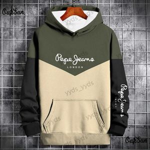 Sweats à capuche pour hommes Sweatshirts Vintage Sweat à capuche pour hommes Fashion Street Vêtements surdimensionnés Printemps Sweat à capuche à manches longues Lettre Imprimer Pull d'extérieur T240124