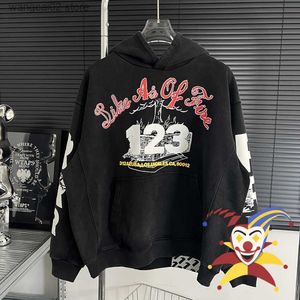 Mannen Hoodies Sweatshirts Gewassen Vintage RRR123 Hoodie Mannen Vrouwen Top Kwaliteit Zware Stof RRR 123 Hooded T230602