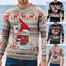 Heren Hoodies Sweatshirts vrouwen winter kerstblouse top warme stijlvolle print lange mouwen sweatshirt casual katoenen track broek overuren hoodie 221130