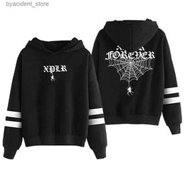 Sweats à capuche pour hommes Sweatshirts XPLR Hell Week Spider Sam et Colby Sweat à capuche Barres parallèles sans poche Pull à manches longues Femmes Hommes Sweat-shirt Vêtements de mode L240315