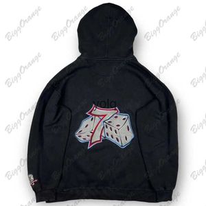 Sweats à capuche pour hommes Sweatshirts Y2K Harajuku Hip Hop Numéro 7 Graphique Imprimer Hommes Sweat à capuche Sweat-shirt Femmes Nouvelle Mode Casual Gothicyolq