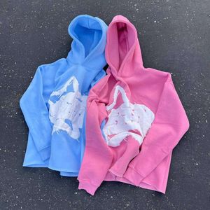 Sweats à capuche masculine Sweatshirts Y2K Sweat à capuche Harajuku Hip Hop Imprimé graphique Sweat-shirt surdimensionné Men Femmes Nouvelles Fashion Casual Punk Rock Tops Streetwear Hot