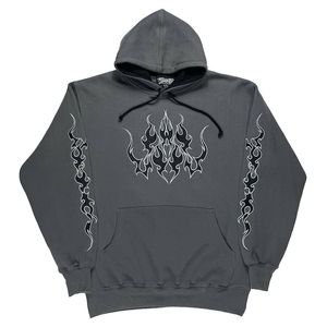 Heren Hoodies Sweatshirts Y2k Hoodie Streetwear Hip Hop JNCO Grafische Print Oversized Hooded Sweatshirt Mannen Vrouwen Harajuku Rock Gothic Tops Jas 230721