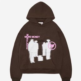 Sweats à capuche pour hommes Sweatshirts Y2K Sweat à capuche Streetwear Harajuku Hip Hop Graphic Print Pull surdimensionné à capuche Hommes Femmes Nouveau Gothic Topsyolq