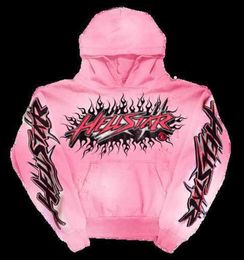 Heren Hoodies Sweatshirts Y2k Hoodie Sweatshirt Hip Hop bet Grafische Print Roze Oversized Capuchon Heren Dames Gothic Tops Street chic T230731