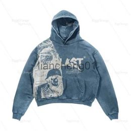 Herenhoodies Sweatshirts Y2K verkoop hoodies Amerikaanse retro schedel modeprint super Dalian hoodies punk hiphop gothic straatkleding voor mannen en vrouwen x1012