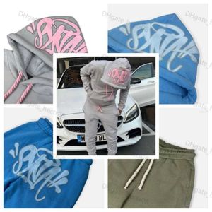 Sweats à capuche pour hommes Sweatshirts Y2K Femmes Streetwear Sweat à capuche décontracté Synaworld Sweats à capuche surdimensionnés Ensemble deux pièces Sweat-shirt Survêtements à capuche Syna World Men Clothes t2