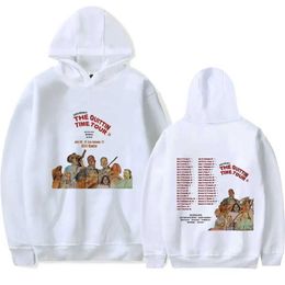 Sweats à capuche pour hommes Sweatshirts Zach Bryan The Quittin Time Tour Sweat à capuche Mode manches longues Streetwear Hommes Femmes Sweat à capuche 2023 Hip Hop Vêtements NMBF