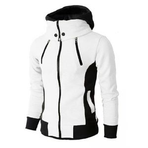 Sweats à capuche pour hommes Sweatshirts Zipper Hommes Vestes Automne Hiver Casual Polaire Manteaux Bomber Veste Écharpe Col Mode À Capuche Vêtements Pour Hommes Slim Fit Hoody 221130