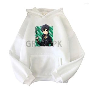 Hoodies voor heren Sword Art Online Anime Sweatshirt met print Herfstfleece Warme hoodie Modieus Casual Eenvoudig Oversized Unisex Sportkleding