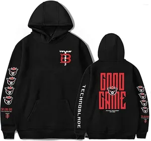 Sudaderas con capucha para hombre Technoblade Merch Good Game Hoodie Unisex manga larga mujeres hombres sudadera Never Dies 2023 Rest In Peace ropa