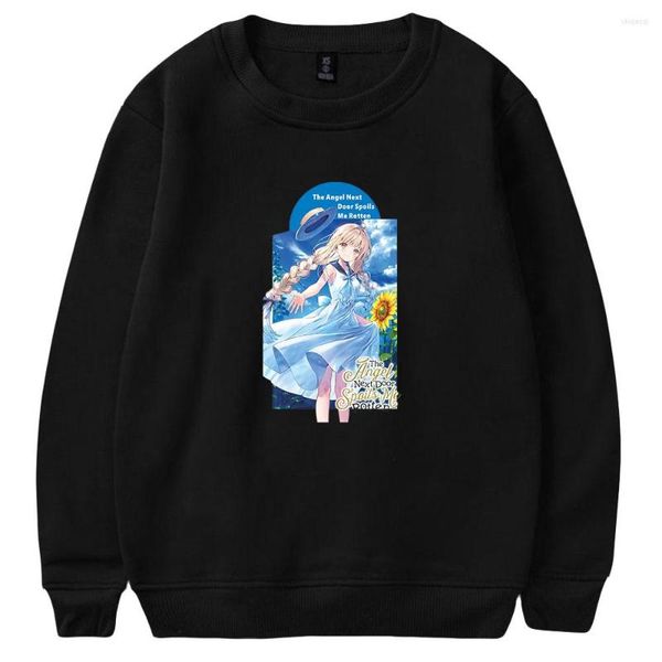 Sweat à capuche pour homme The Angel Next Door Spoils Me Rotten Anime Daily Winter Unisex Print Casual Funny Long Sleeve Top Shirt Clothes Streetwear