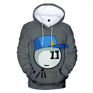 Sudaderas con capucha para hombre, colección Henry Stickmin, sudaderas de Anime, jerséis de Otoño de Harajuku para hombre y mujer