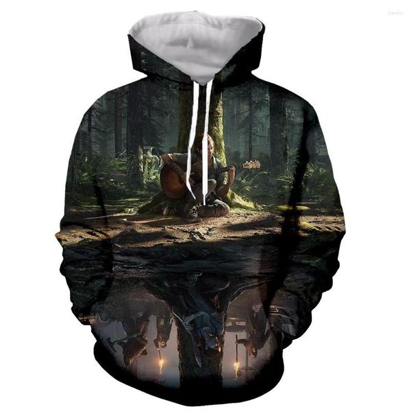 Sweats à capuche pour hommes The Last Of Us Part II Funny Fashion manches longues 3D Print Zipper / Hoodies / Sweats / Jacket / Men / women Drop