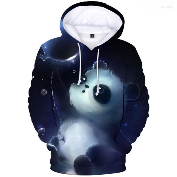 Sudaderas con capucha para hombre Lo último Panda 3D Sudaderas para hombre Jerseys para mujer Moda Otoño Niños Lindo Animal Con capucha Casual Niños Niñas Ropa deportiva