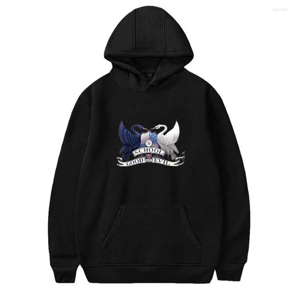 Sudaderas con capucha para hombre La escuela para el bien y el mal Sudadera con capucha de película Manga larga Mujer Hombre Sudadera Harajuku Streetwear 2023 Ropa de estilo casual