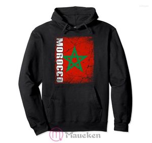 Sweats à capuche pour hommes Le royaume occidental du Maroc Sweat-shirt homme marocain Sweat Streetwear Survêtement Nation MAR