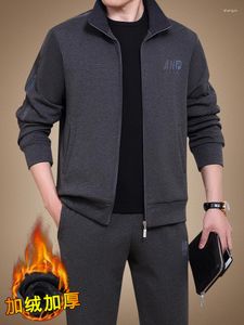 Sweat à capuche pour hommes, survêtement, automne hiver, 3 pièces épais, vêtements de sport pour hommes/femmes, ensembles de sweat-shirts d'entraînement physique