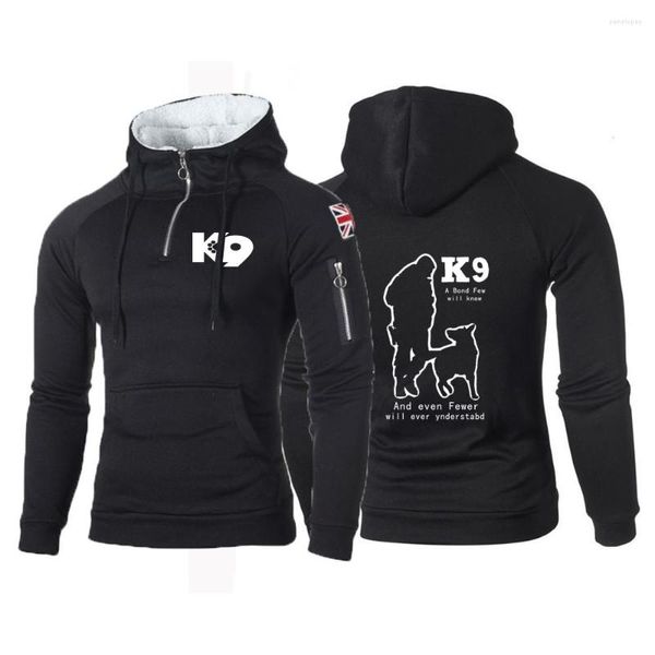 Sweats à capuche pour hommes TRAINER K9 Team Unit Malinois 2023 Homme Solid Color Cotton Fitness Hoodie Haute Qualité Simplicité Slim Sports Runing Coat