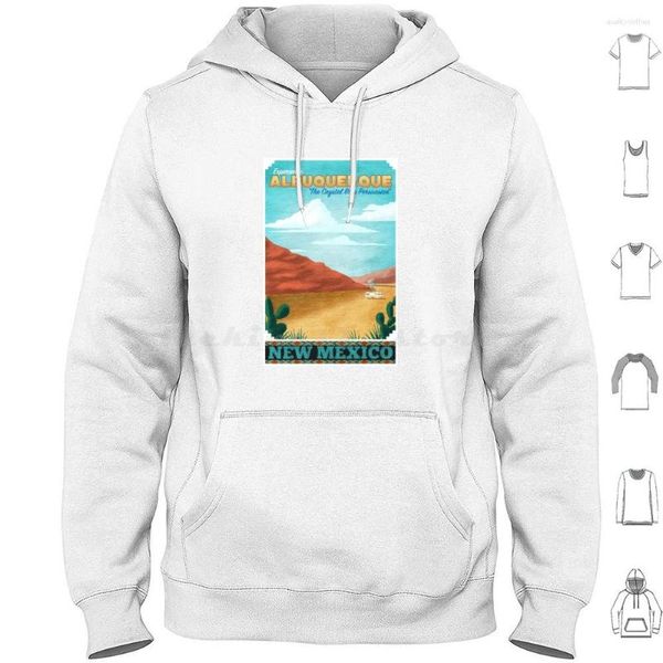 Sudadera para hombres con capucha de viaje algodón algodón de manga larga Albuquerque México Walter White Jesse Pinkman