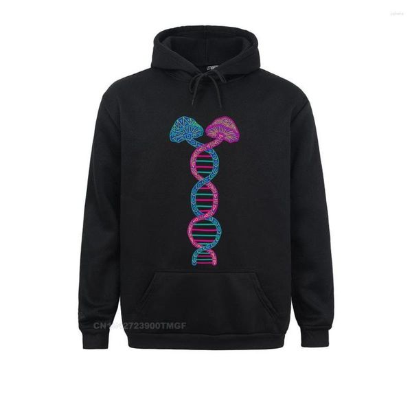 Sudaderas con capucha para hombre Trippy Mushroom DNA Strands Mujeres Sudaderas de otoño de alta calidad Regalo Capuchas de manga larga Sudadera con capucha gráfica