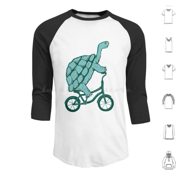 Capucha para hombres tortuga en bicicleta sudadera con capucha algodón manga larga ciclismo niño amelie