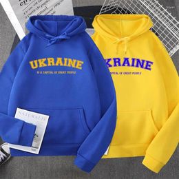 Sweat-shirt à capuche pour homme et femme, vêtement ukrainien, jaune et vert, Streetwaer