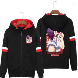 Heren Hoodies Unisex Kuroko No Basuke Kuroko's Basket Tetsuya No.2 Seirin 15 Lolita Cosplay Kostuumkostuumkap Hoodie Jacket Cardigan