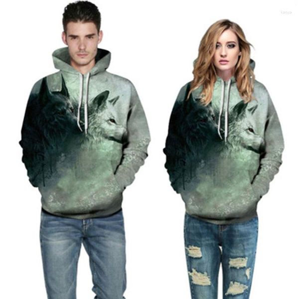 Sudaderas con Capucha para Hombre Suéter Unisex Sudadera con Capucha De Manga Larga Impresa En 3D con Correas para Los Hombros Bolsillos Grandes Jersey Suelto Top De Moda Versátil