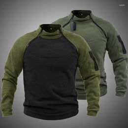 Mannen Hoodies US Army Militair Uniform Mannen Tactische Combat Shirt Jacht Kleding Winter Thermisch Ondergoed Werkkleding Shirts