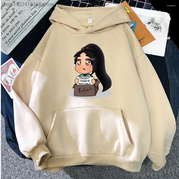 Sweats à capuche pour hommes VALORANT jeu sweats graphique à manches longues arrivée mignon dessin animé unisexe hommes femmes vêtements Harajuku