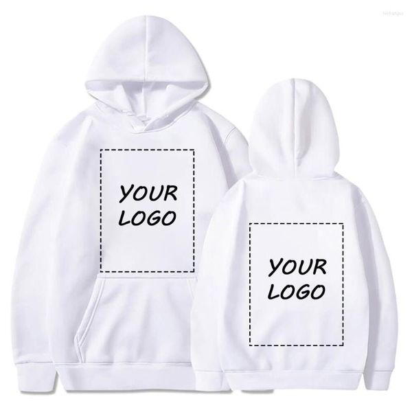 Sudaderas con capucha para hombre Sudadera con capucha personalizada VIP Su propio diseño Logotipo de vestuario / Sudaderas con imagen Unisex Harajuku Hombres Mujeres Regalos Sudadera Prendas de abrigo