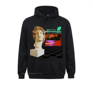 Sweats à capuche pour hommes vague esthétique hommes pull Floral Shoppe Macintosh Plus mode coton Anime Harajuku pull à capuche