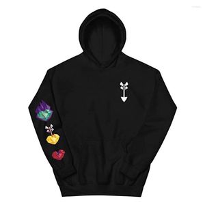 Sweats à capuche pour hommes WAWNI Grian 3 Lives Sweat à capuche Unisexe Hauts Streetwear Vêtements Unique Manches Longues Cosplay Sweat Hiver Trucksuit Casual