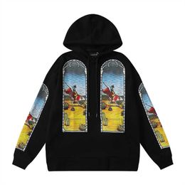 Sweats à capuche pour hommes qui décide de la guerre pull 2024ss printemps nouveau fragmenté pour hommes femmes USA High Street Hip Hop Skateboard Y2k Hoody 8vhy