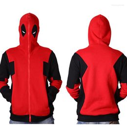 Heren Hoodies Vrouw en de deadpoo kledingcosplay van man en cartoon cartoon cartoon Hoodie Daily Wear JQ-2612