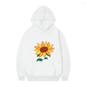 Sudaderas con capucha para hombre Wonder Egg Priority Ai Kawaii Sudadera con capucha Estética Sun Flower Pocket Mismo párrafo Casual Sudaderas sueltas Anime Cute