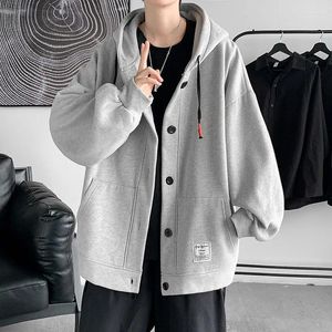 Sweats à capuche pour hommes Xuan Phd Printemps Pull Cardigan Garçon Manteau Automne Vêtements Junior Lycéens Version Coréenne du Style Harajuku Ins