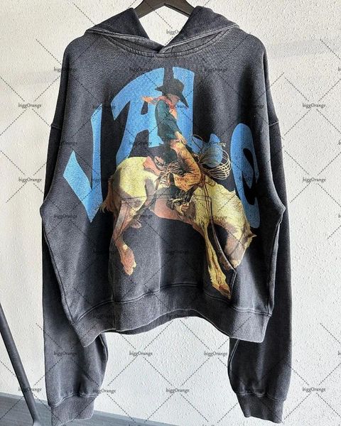 Sudaderas con capucha para hombre Y2k, estampado de dibujos animados, marca de moda, Sudadera con capucha de gran tamaño, chaqueta de estilo Hip-hop de calle americana, Top holgado, Jersey Retro