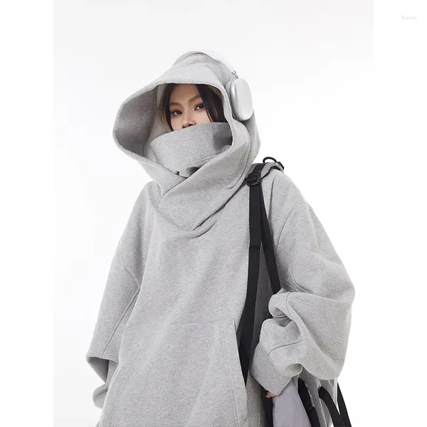 Sweats à capuche pour hommes Y2K Design coréen classique High Street Sweat-shirt Femmes Harajuku Oversize Overcoats