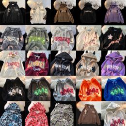 Sudaderas con capucha para hombre Y2K SudaderasHip Hop Dark Bat Wing Devil Horn Gothic Zip Up Chaqueta con capucha Hombres Mujeres Sudadera de gran tamaño Ropa vintage Harajuku Invierno Y2K Sudaderas