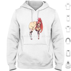 Heren Hoodies Yoko Littner-5 Lange mouw Littner Lewd Sexy Anime Girls Waifu Ecchi Hentai Ass Bikini